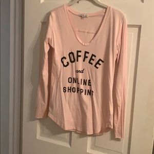 Junk food pink graphic tee small